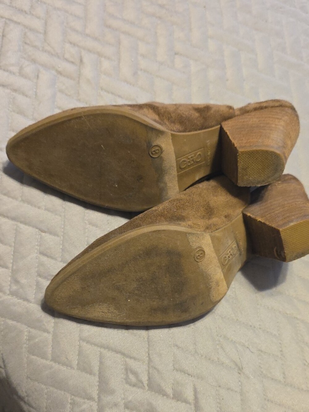 Cato Brown Suede Pointed Slingback Mules - Picture 3 of 4